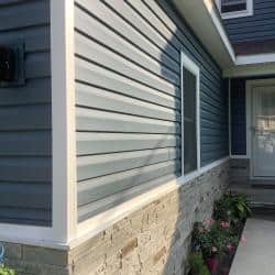 siding with stone veneer in michigan