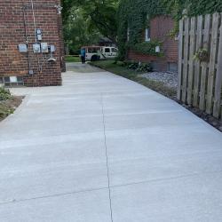 concrete driveway installation in Michigan