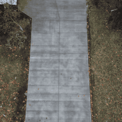 concrete driveway in Michigan