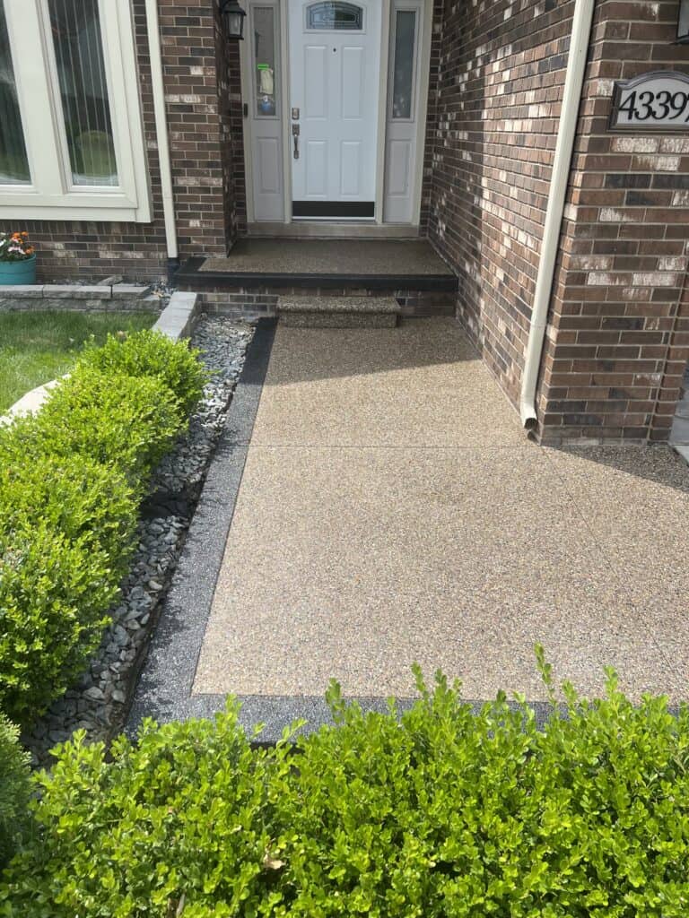 Exposed Aggregate Concrete Gallery - Rock Solid Exteriors