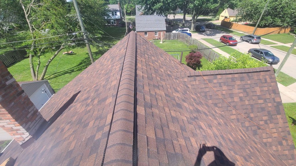 Photo of a new roof in Mount Clemens at 1410 Burlington Dr.
